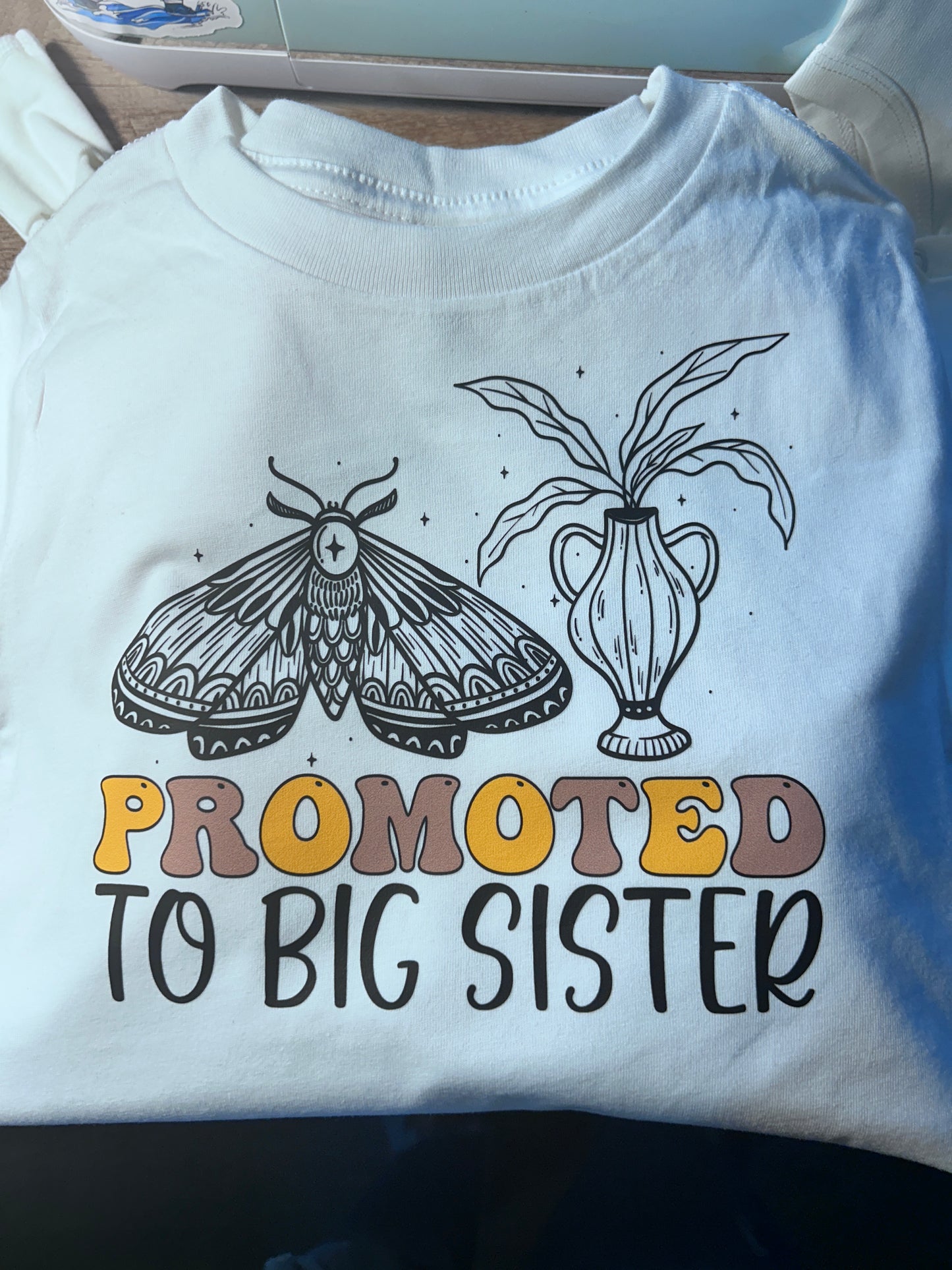 Promoted to Big Sister Youth Tee for Young Girls
