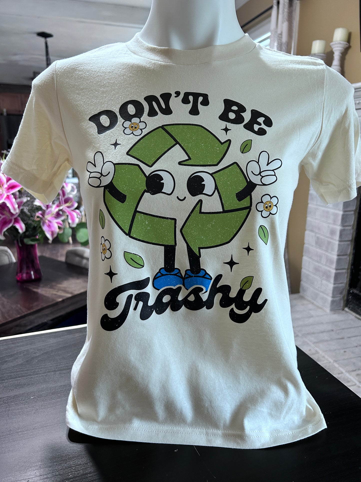 Don’t Be Trashy Youth Tee for Eco-Conscious Kids