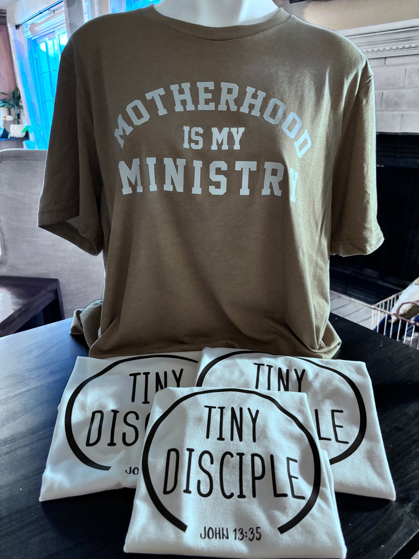 Motherhood Is My Ministry T-Shirt for Moms Who Care