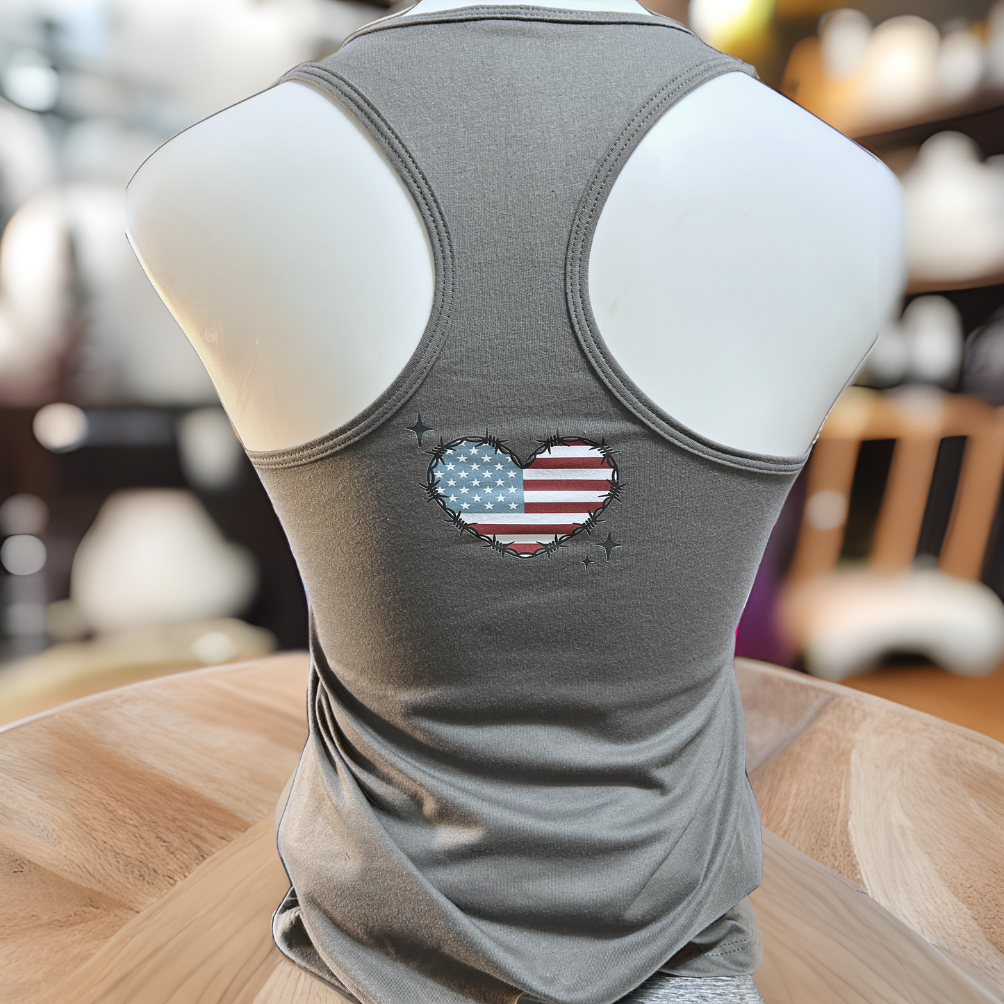 Patriotic Edge | Stylish 4th of July Women's Tee with Chic Design
