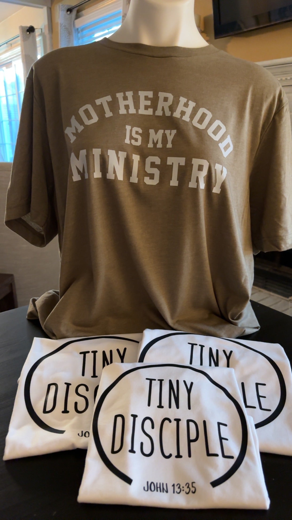 Motherhood Is My Ministry T-Shirt for Moms Who Care