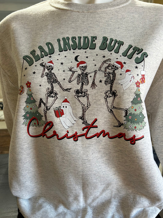Skeletons Celebrate: Festive Sweater for the Gothic Spirit