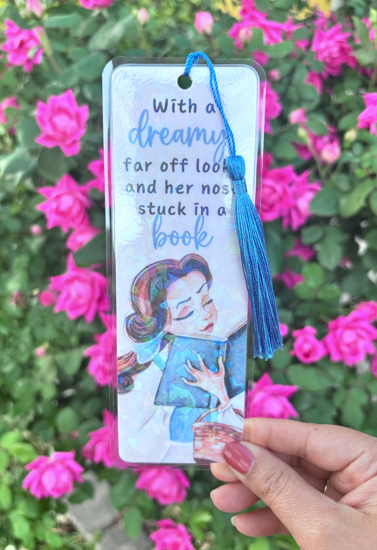 Dreamy Far Off Look Bookmark for Avid Readers and Bookworms
