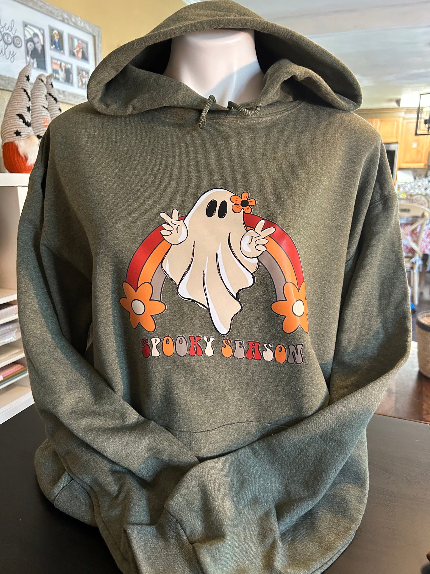 Retro Halloween Spirit Sweatshirt or Hoodie