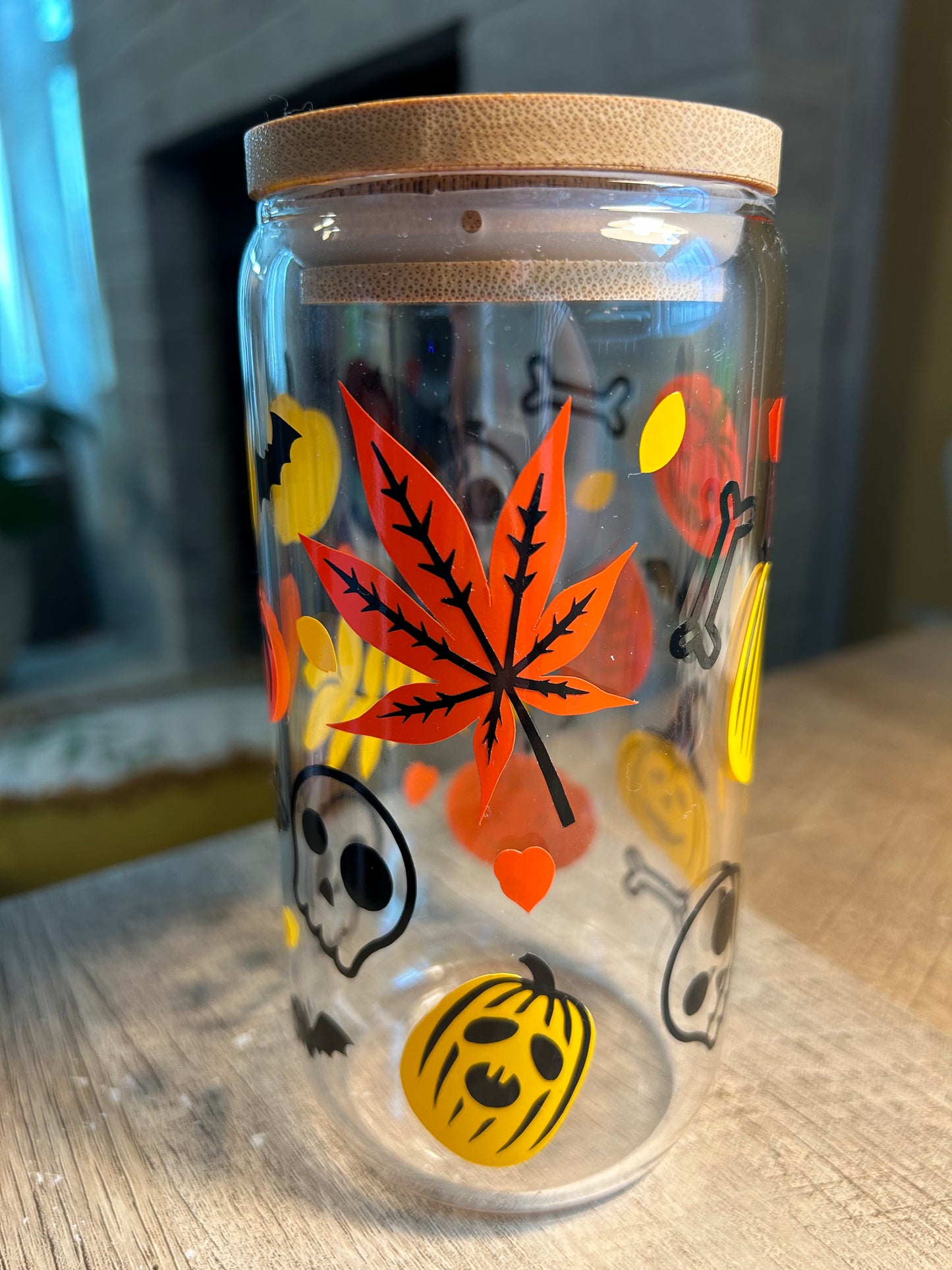 Halloween-Themed Glass Drinkware