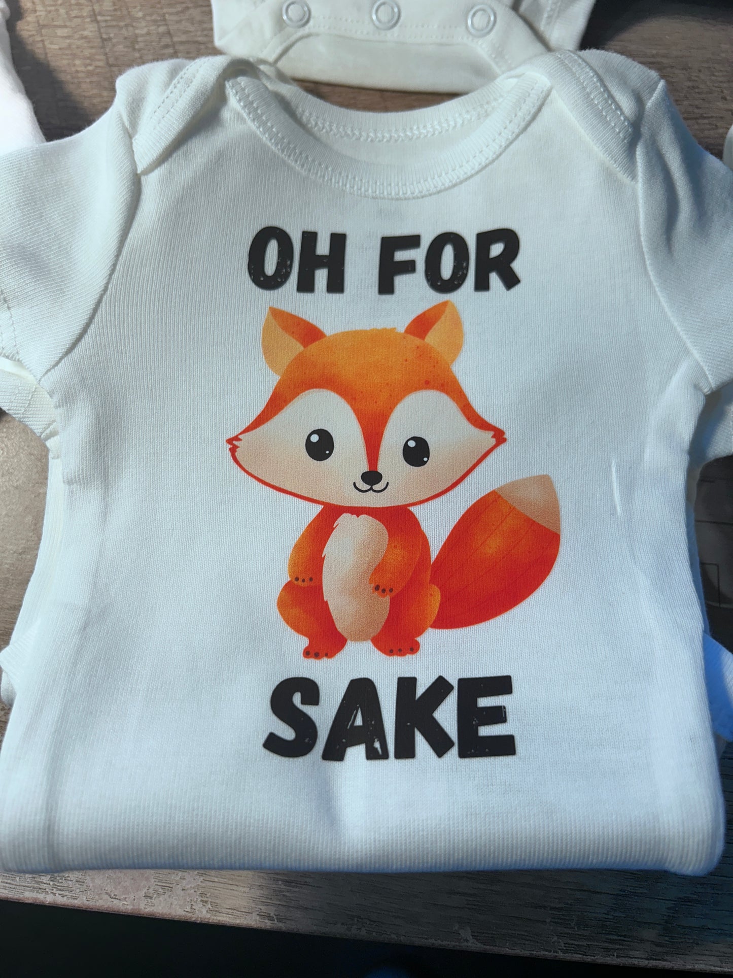 Oh For Fox Sake Baby Onesie
