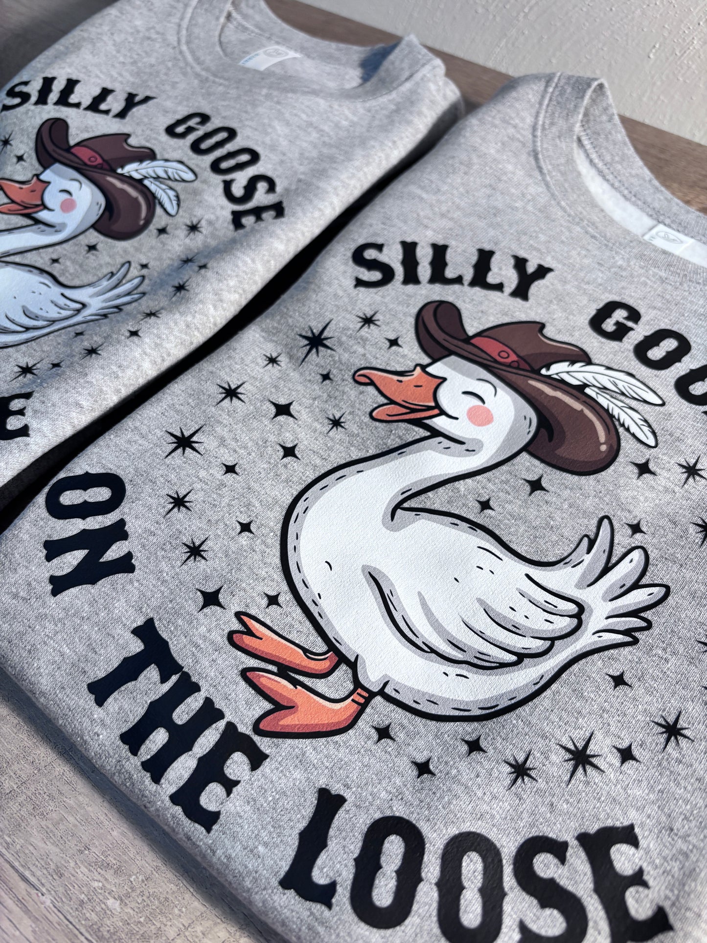 Silly Goose on the Loose Toddler Sweater for Kids