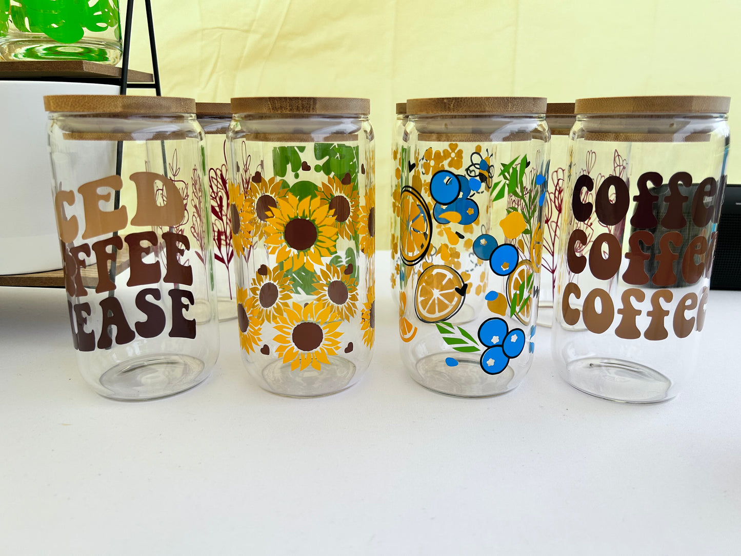 Citrus & Berry Delight Glass Mug