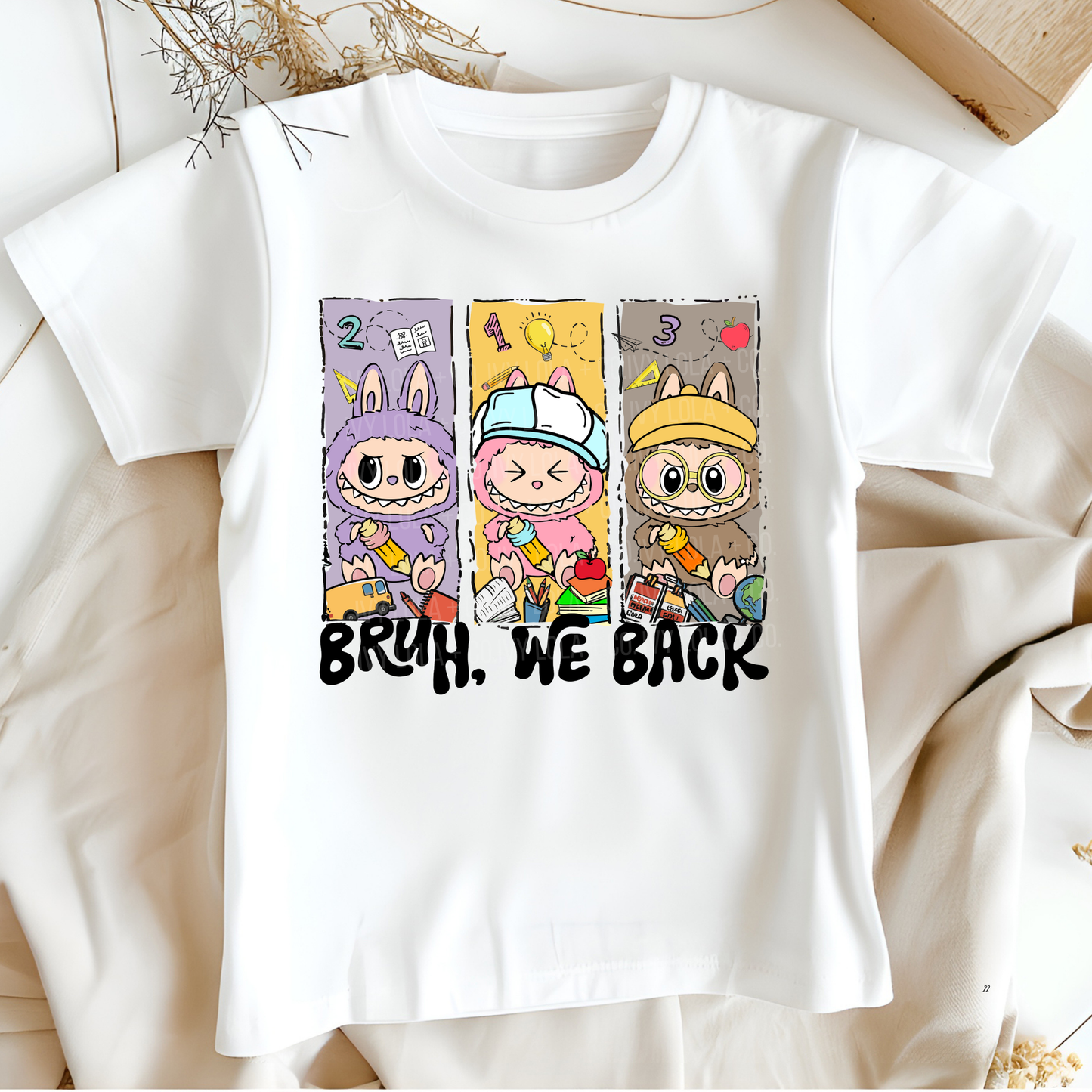 Bruh We Back Tees for Students Back to School Apparel