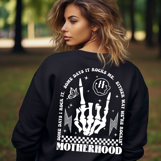 Rockin' Mom Life Skeleton Sweatshirt