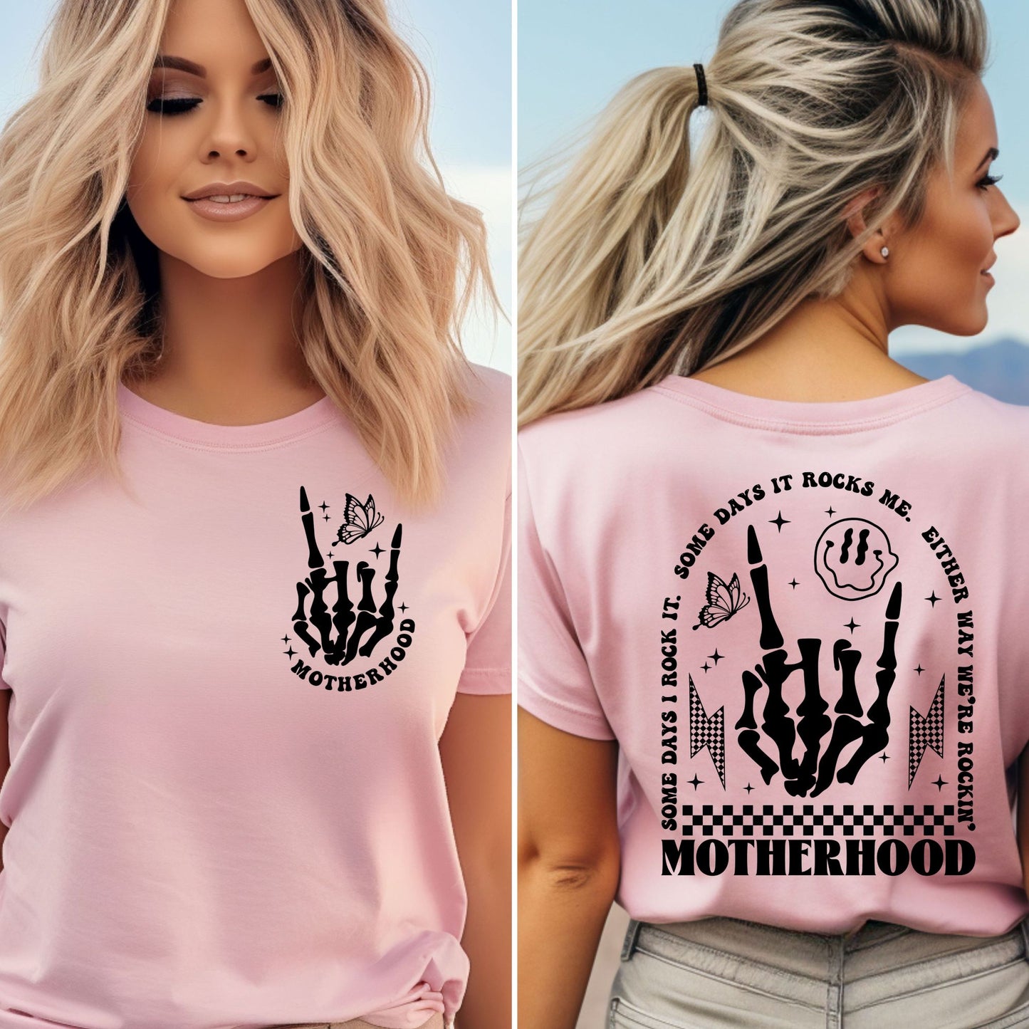 Rockin' Mom Life Skeleton Sweatshirt