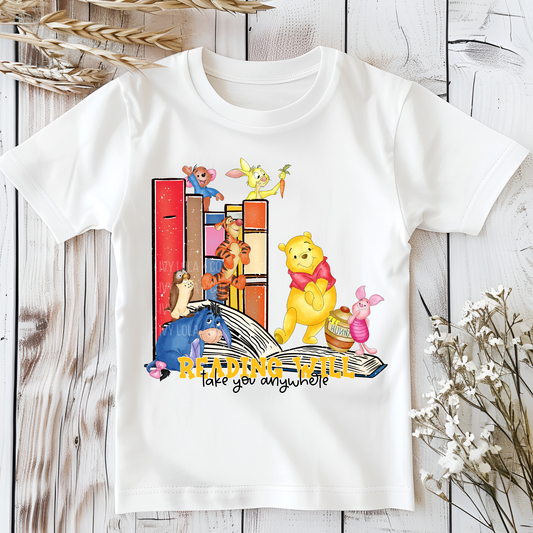 Reading Will Take You Anywhere Youth Tee