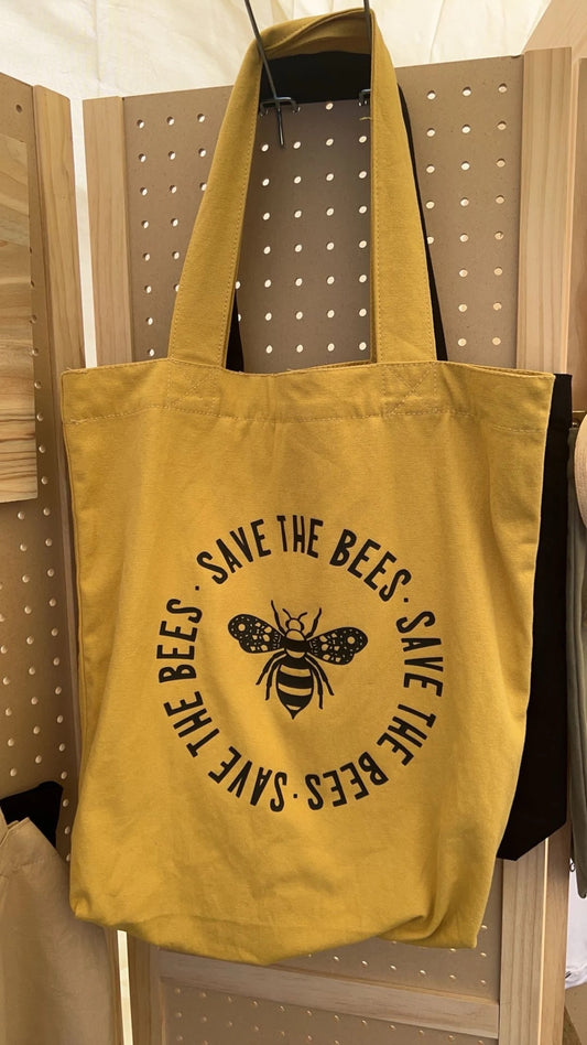 Bee-Friendly Eco Tote Bag