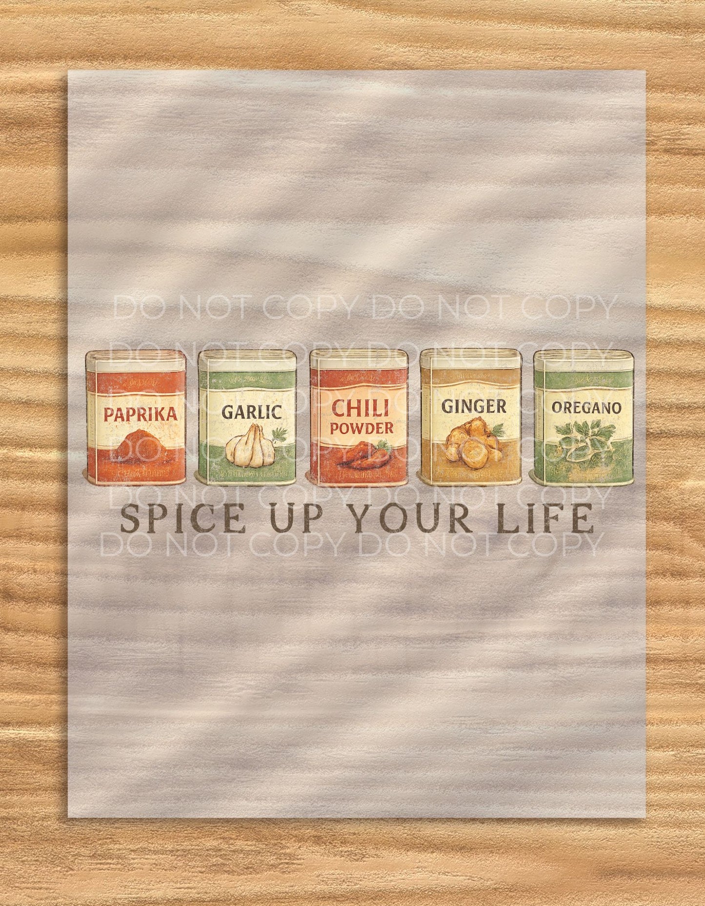 DTF Transfer Spice Up Your Life Heat Transfer For Garments With Vibrant Colors And Easy Application For DIY Fashion