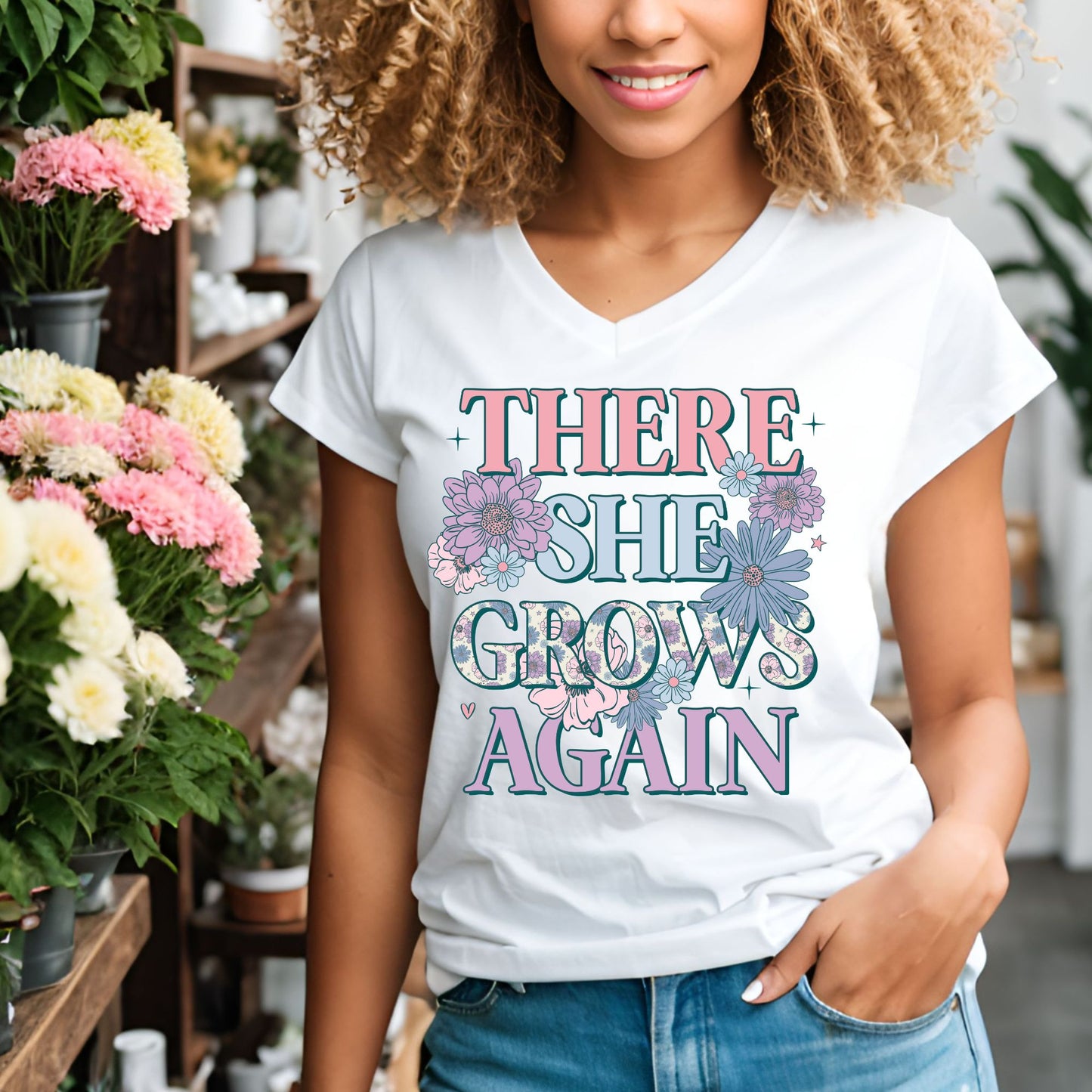 Floral Elegance Women's Tee