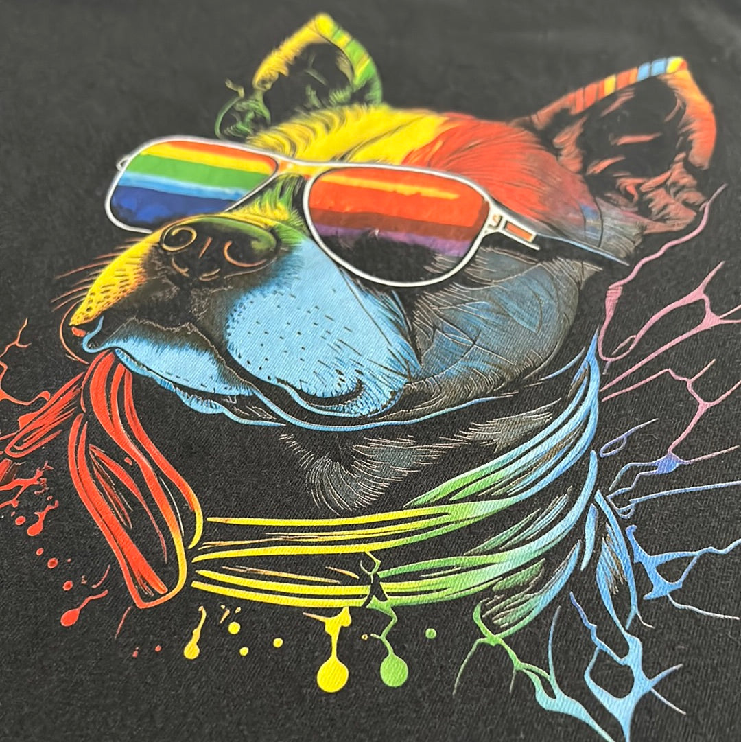 Prideful Rainbow American Terrier Dog Tank Top