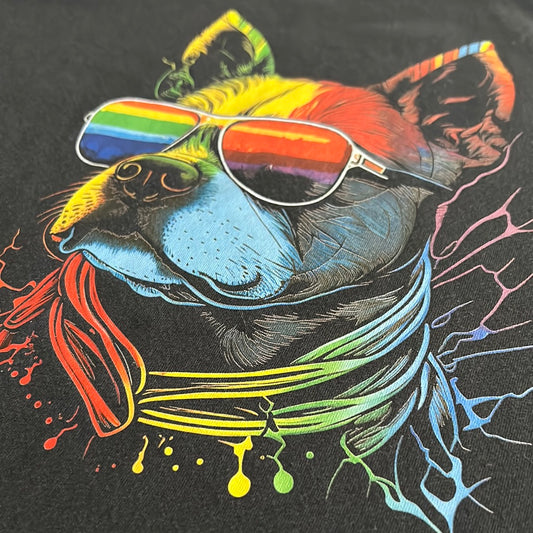 Prideful Rainbow American Terrier Dog Tank Top