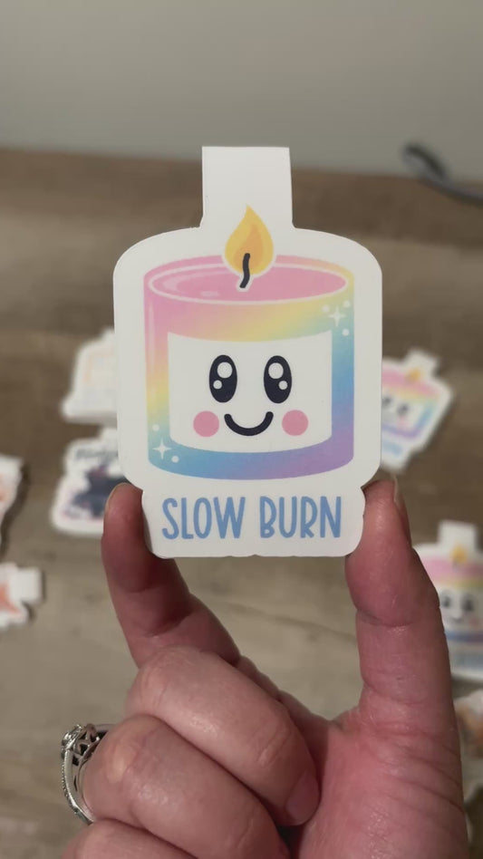 Kawaii Candle Magnetic Bookmark for Cute Book Lovers