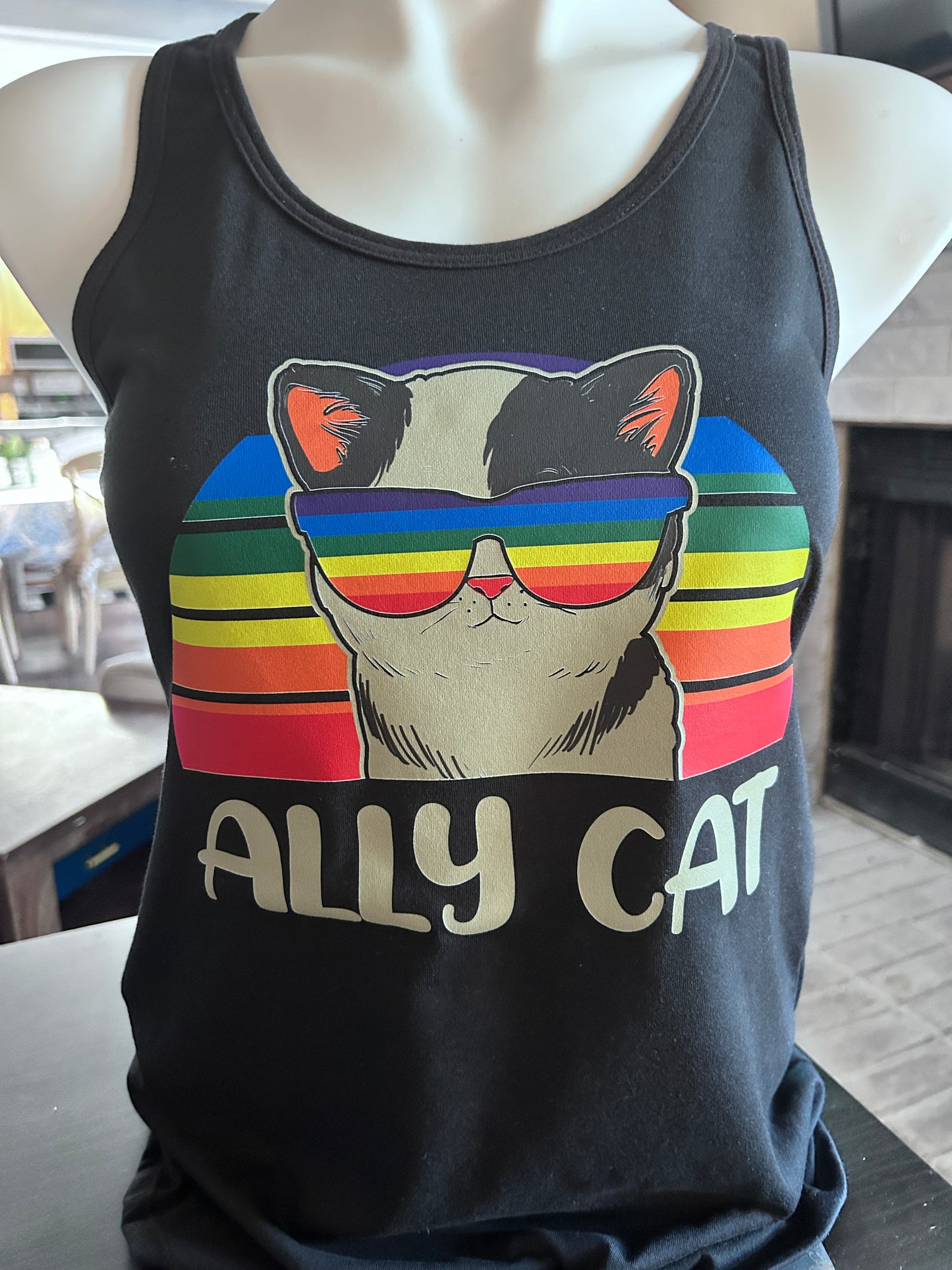 Prideful Rainbow Ally Women's Tank Top