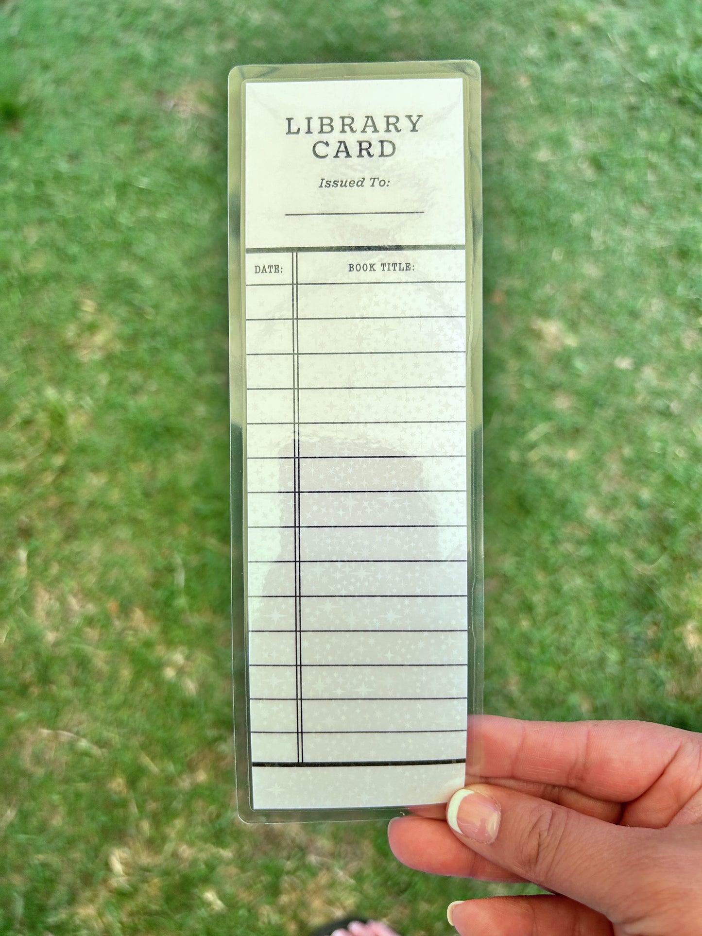 Library Card Bookmark - Vintage Design for Avid Readers