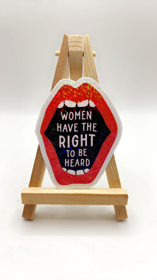 Empower Women's Voices Sticker