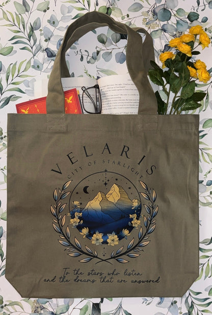 Velaris Book Tote for Book Lovers with Spacious Design