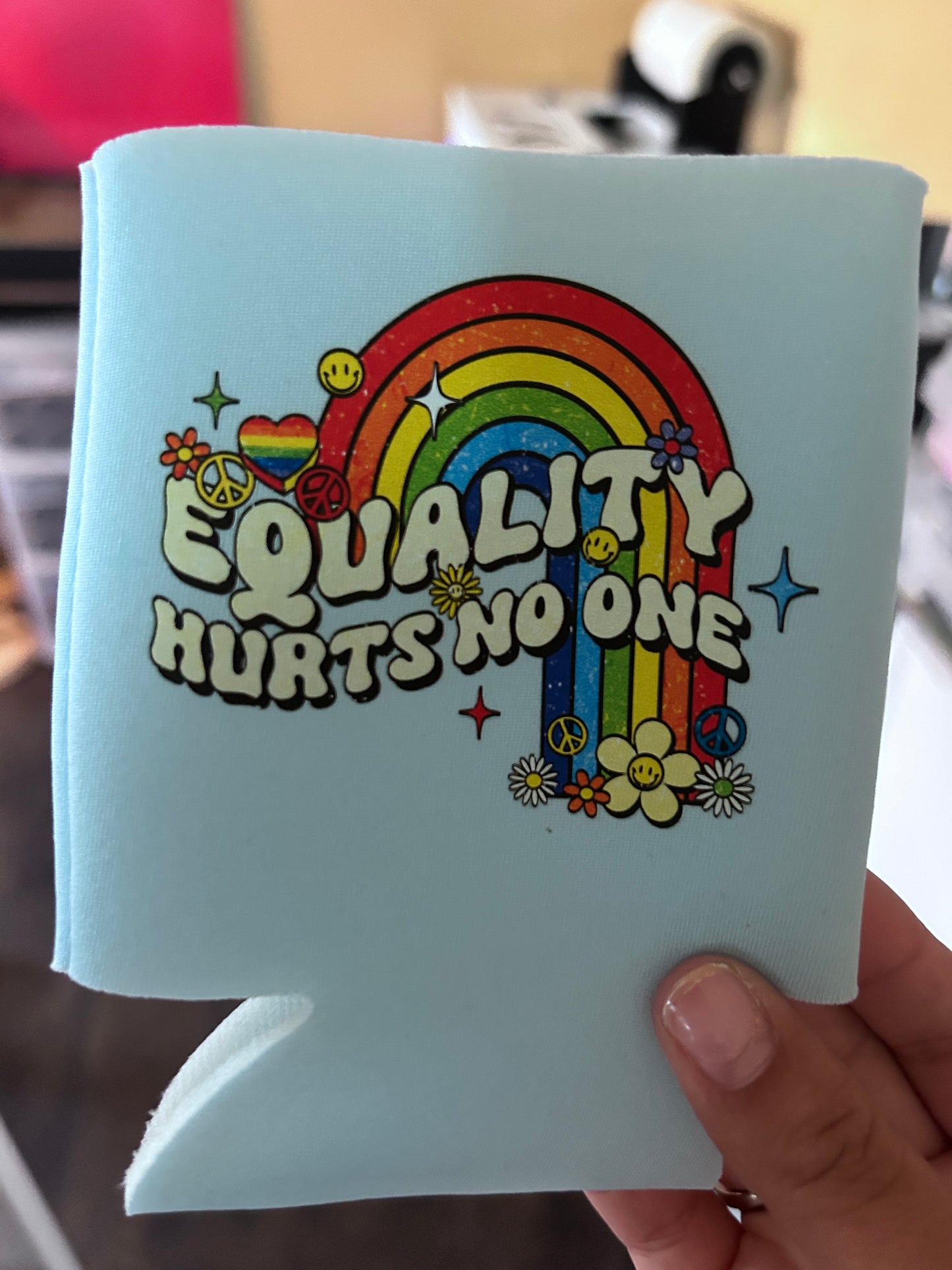 Equality Hurts No One Koozie