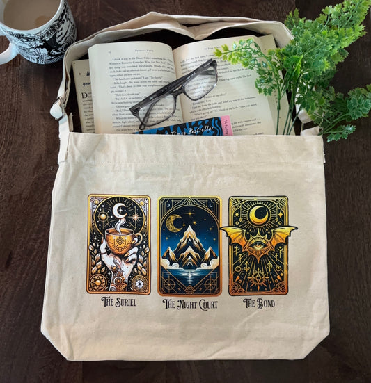 Acotar Book Tote for Avid Readers and Book Lovers