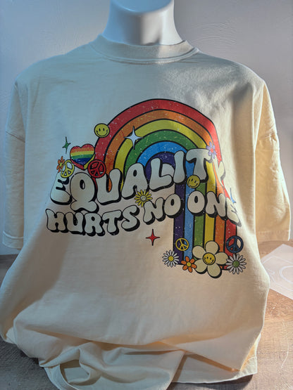 Equality Hurts No One T-Shirt for All Day Comfort