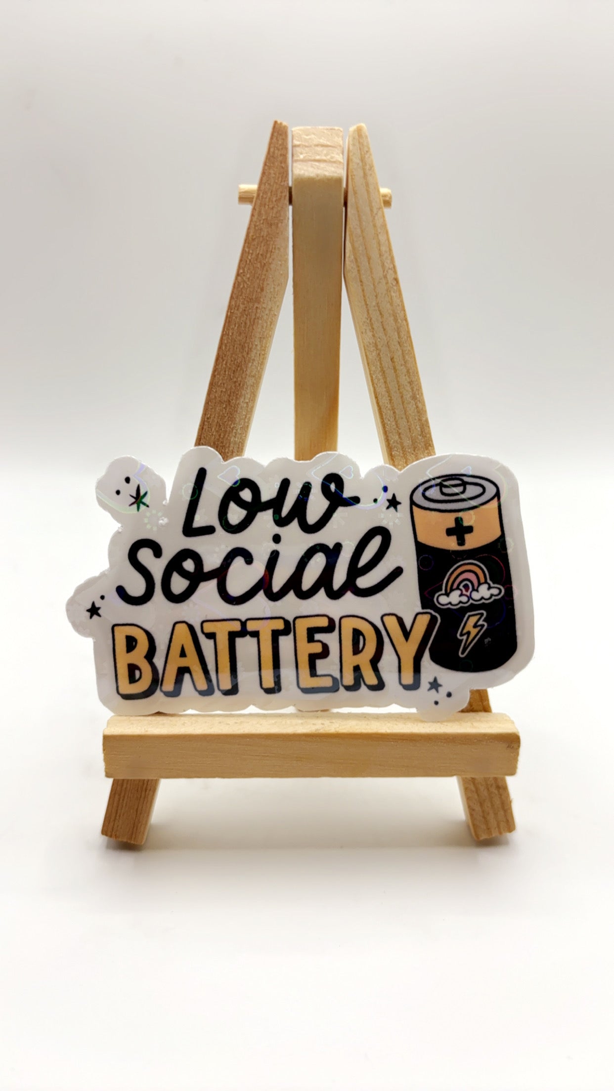 Social Energy Level Sticker