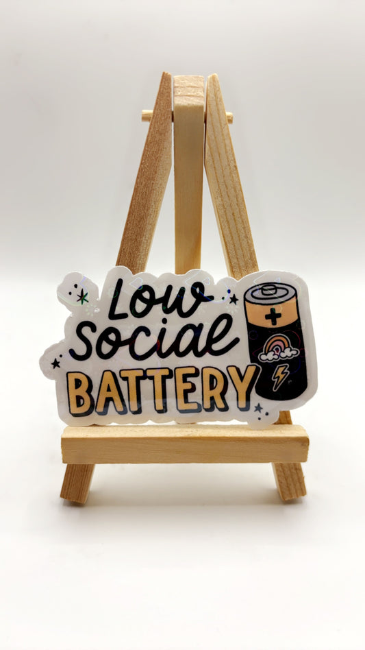 Social Energy Level Sticker