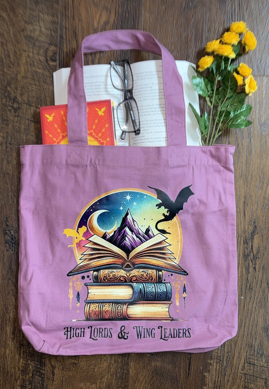 High Lords and Wingleaders Fantasy Book Tote Bag
