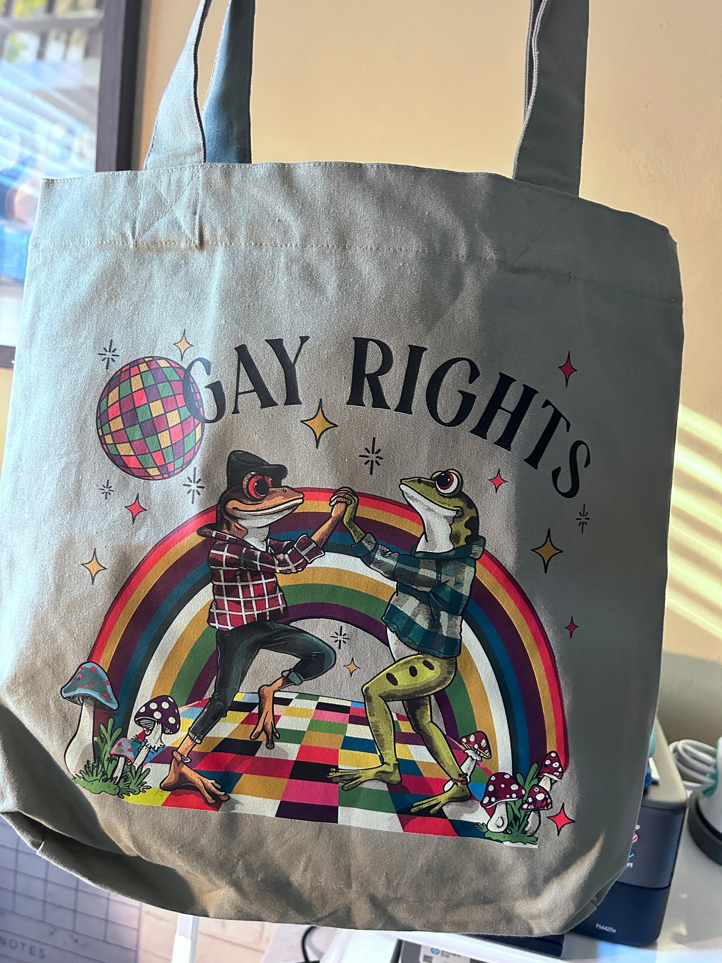 Gay Rights Tote Bag for Equality and Advocacy Support