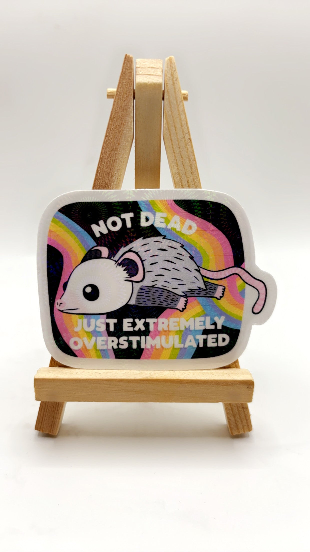 Not Dead Just Overstimulated Sticker