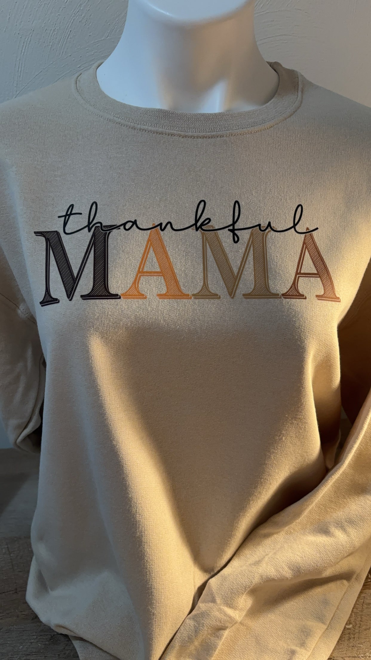 Thankful Mama Crewneck Sweatshirt