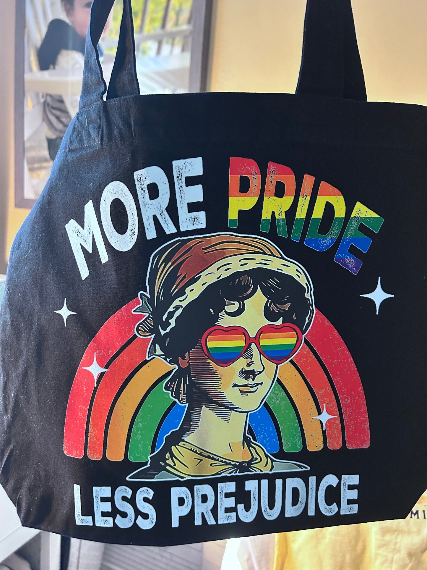 More Pride, Less Prejudice Book Tote for Book Lovers