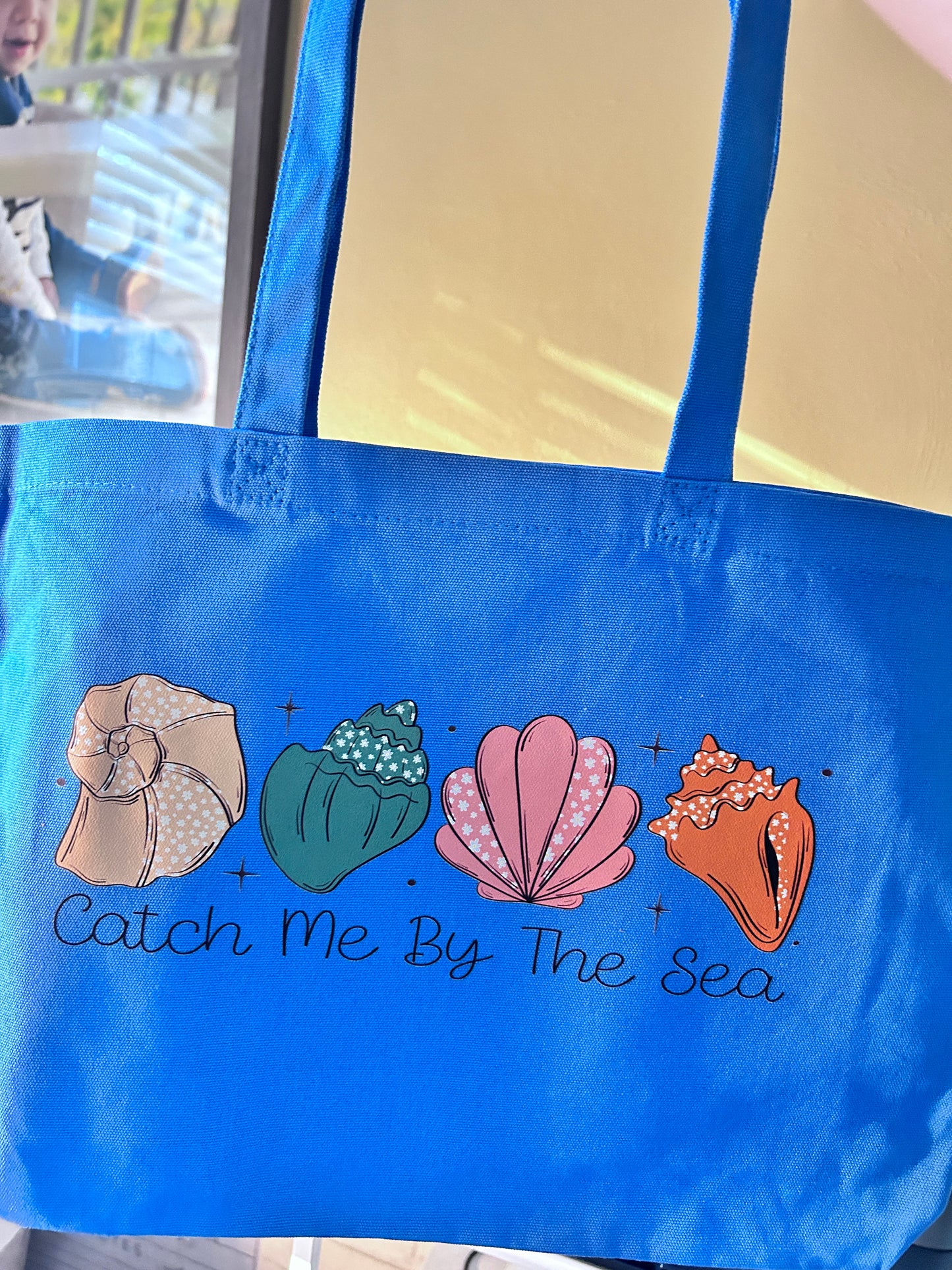 Catch Me By the Sea Beach Tote for Stylish Summer Fun