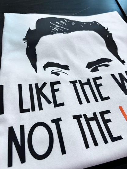 I Like the Wine, Not the Label T-Shirt for Wine Lovers