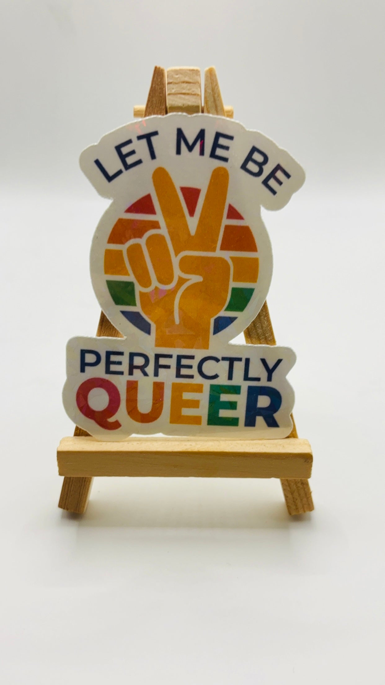 Proudly Queer Expression Sticker