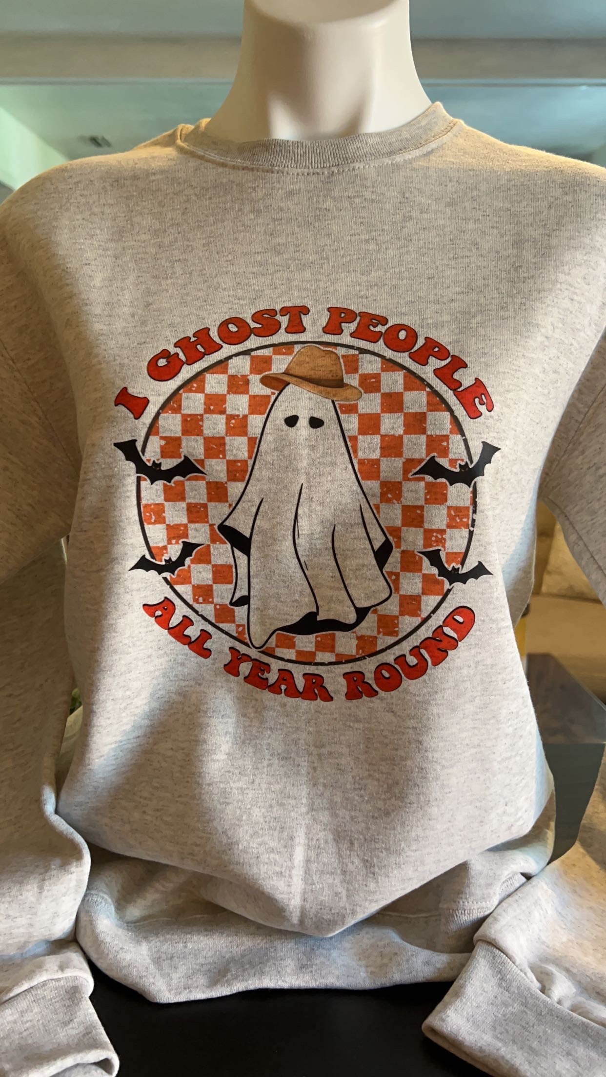 I Ghost People All Year Round Crewneck Sweater or Pullover Hoodie