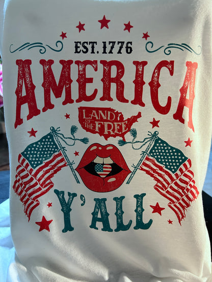 Stars and Stripes Celebration | Women's 4th of July Graphic Tee