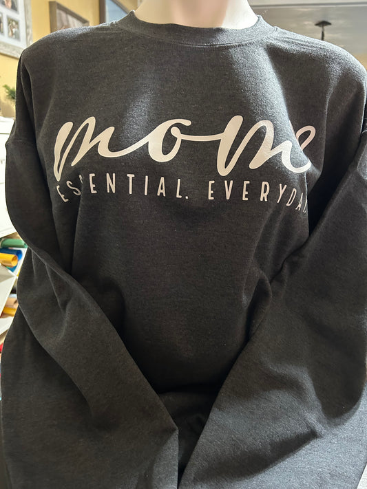 Mom Essential Everyday Crewneck Sweater