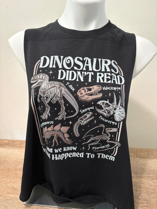 Dinosaurs Didn’t Read T Shirt Gift For Book Lovers