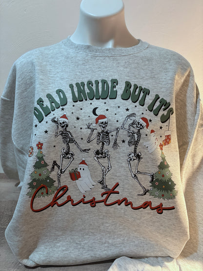 Skeletons Celebrate: Festive Sweater for the Gothic Spirit
