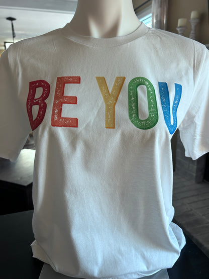 Be You Rainbow Pride Tee