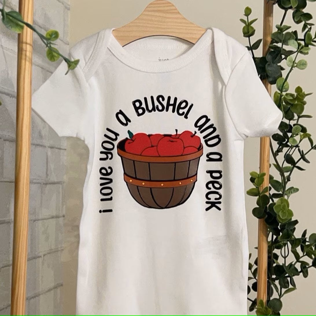 A Bushel and a Peck Baby Onesie