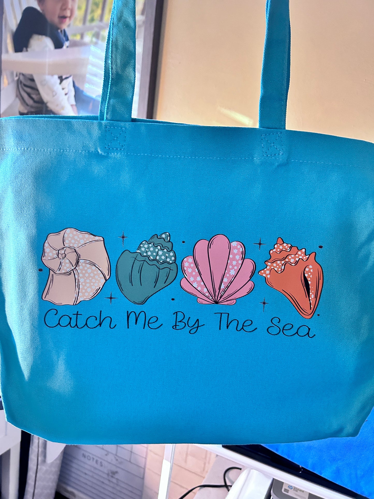 Catch Me By the Sea Beach Tote for Stylish Summer Fun