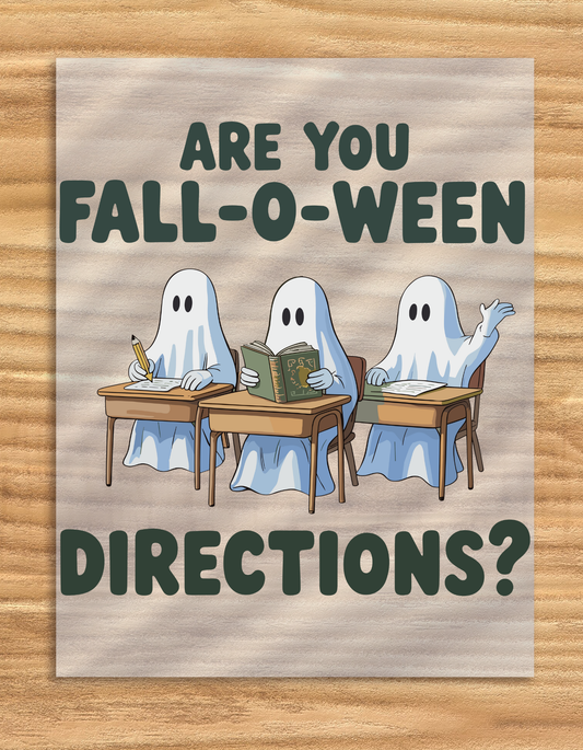 DTF Transfer Halloween Design for Shirts and Garments