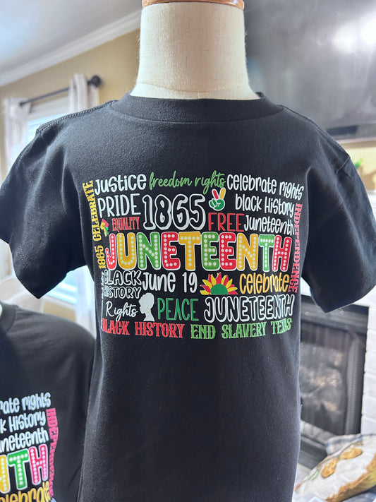 Juneteenth Youth Tee Celebrating Freedom and Heritage