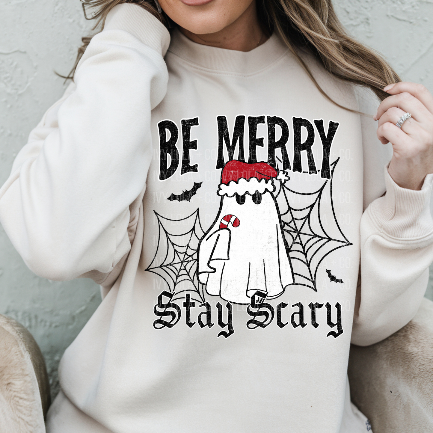 Be Merry Stay Spooky Christmas Sweater
